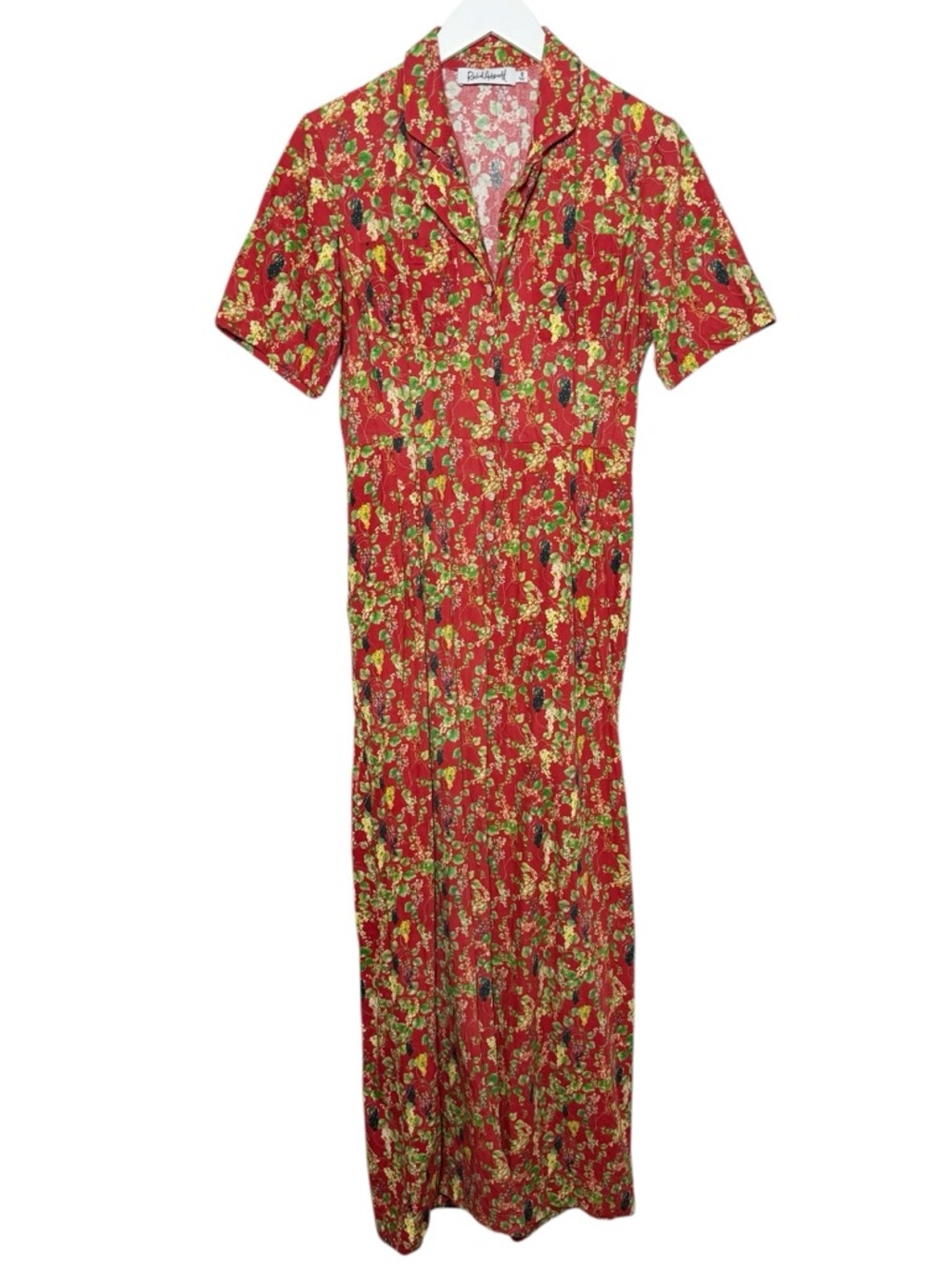 Rachel Antonoff House Red Gabbe Jumpsuit Size 8 - Picture 3 of 10